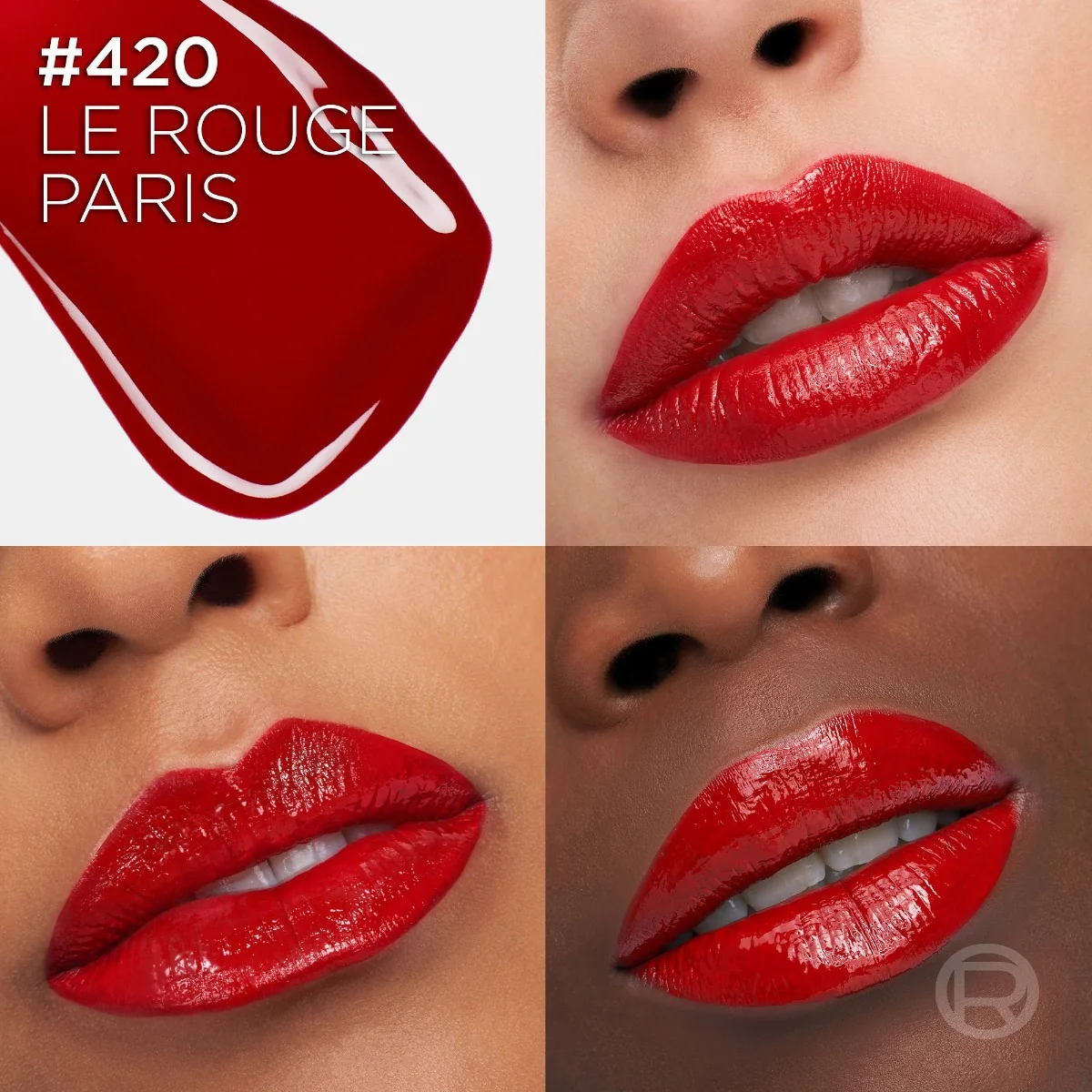 Loréal Paris Infaillible Laque Resistance 420 Rouge Paris tekutá rtěnka 4,3 ml