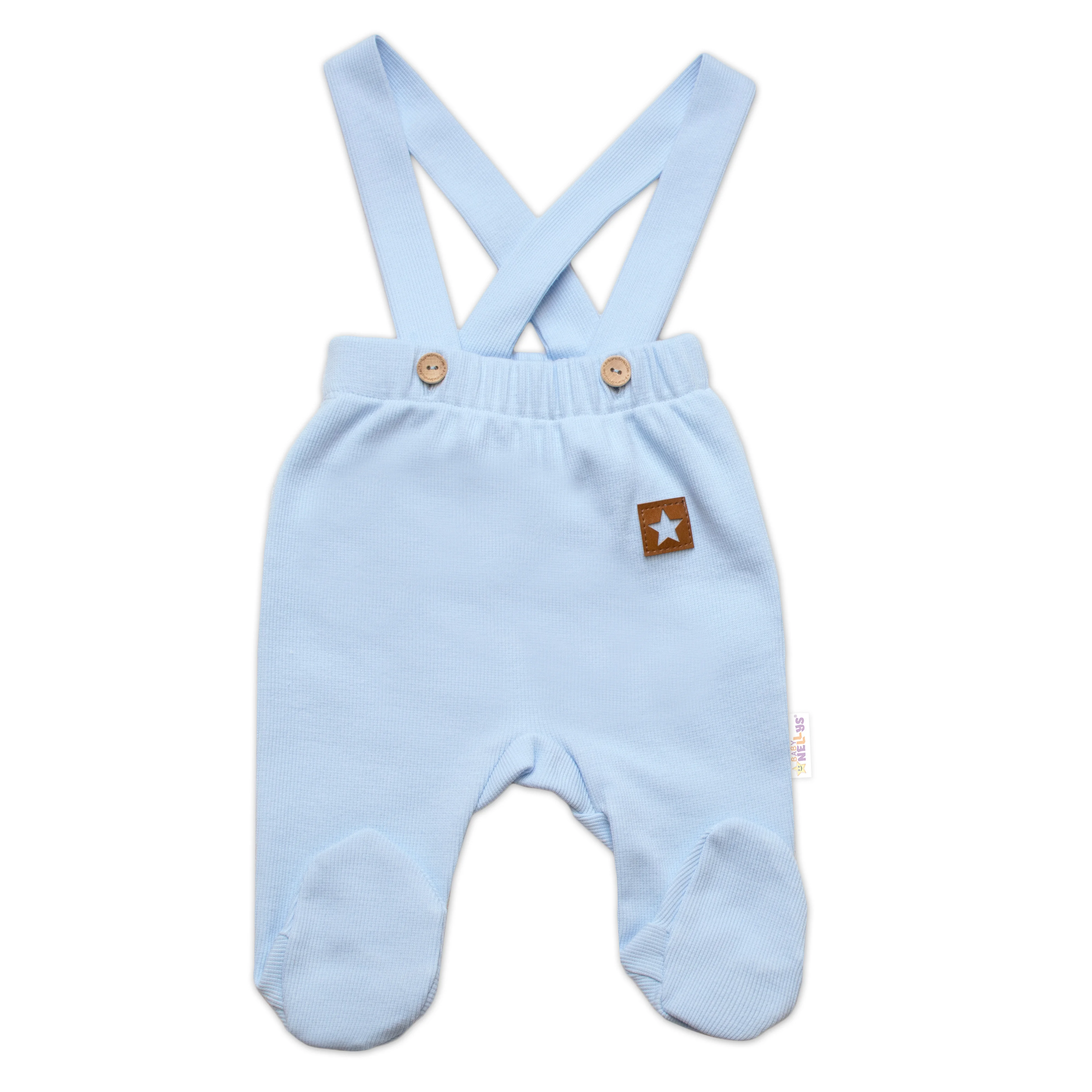 Baby Nellys 3D souprava Gentleman s dl. rukávem - modrá/bílá, vel. 56