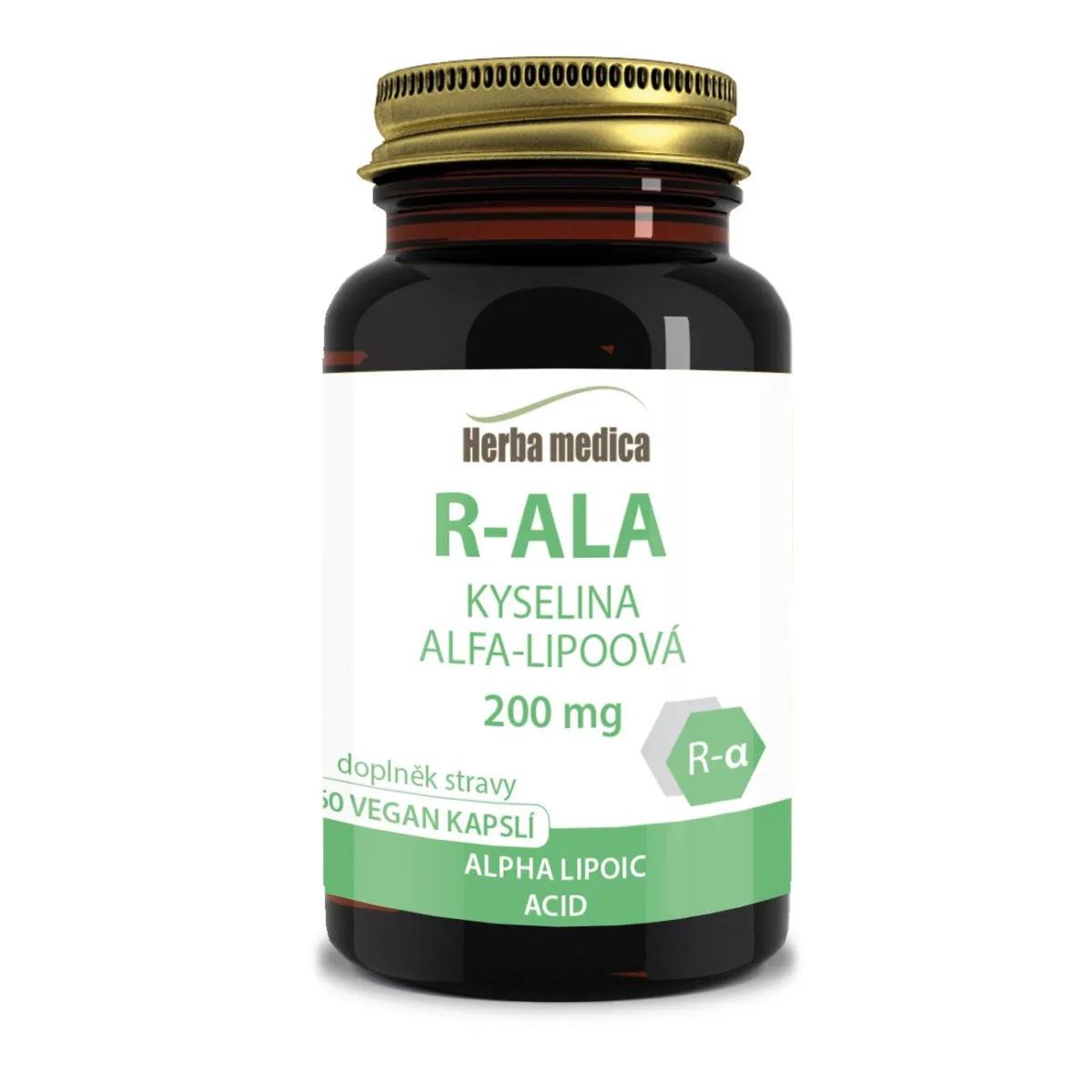 Herbamedica R-ALA kyselina Alfa-lipoová 200 mg 60 kapslí