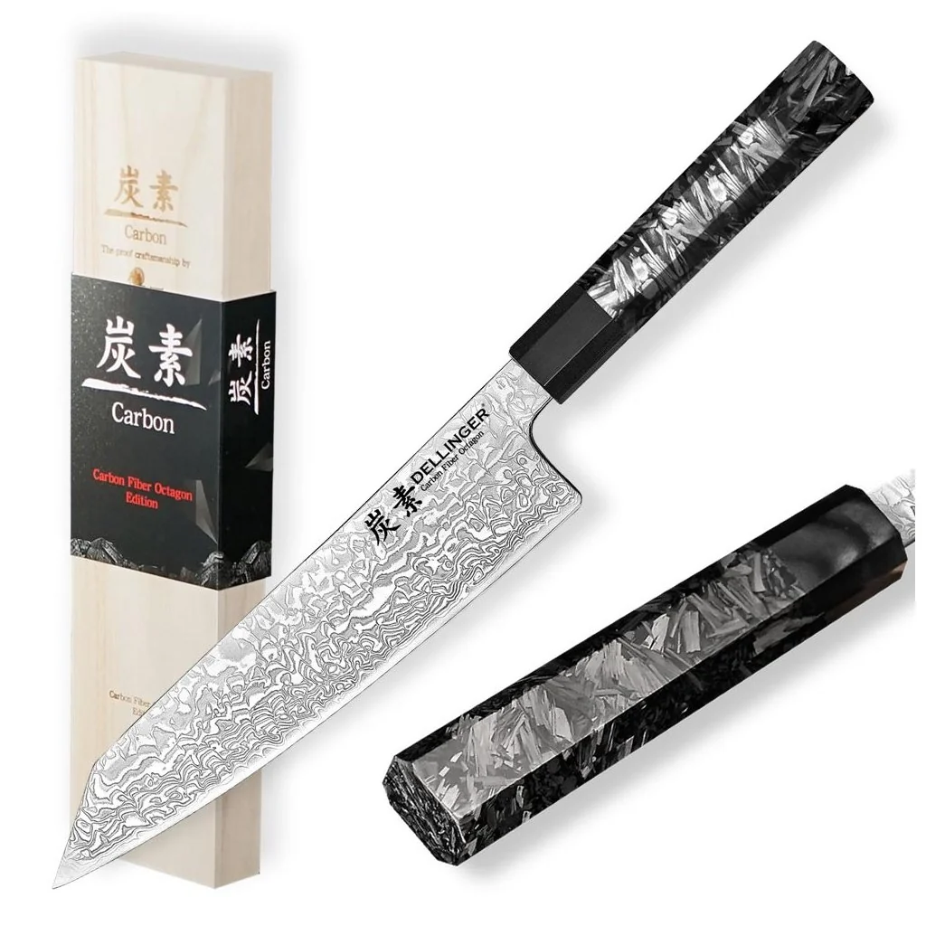 Dellinger Nůž Chef/Kiritsuke 215 mm Carbon Fiber Octagon®