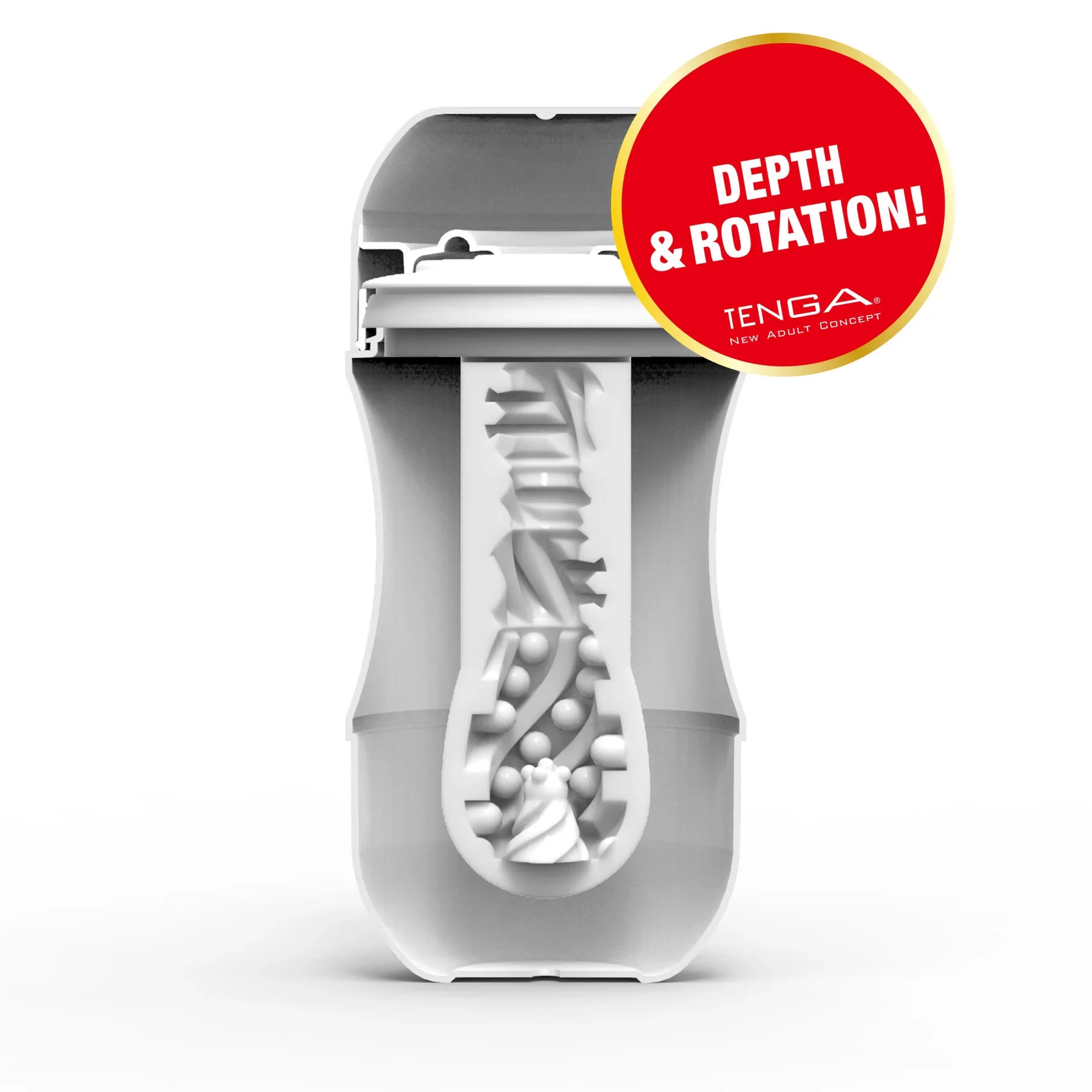 TENGA Masturbátor Cup Pro Vacuum Gyro Roller 16cm
