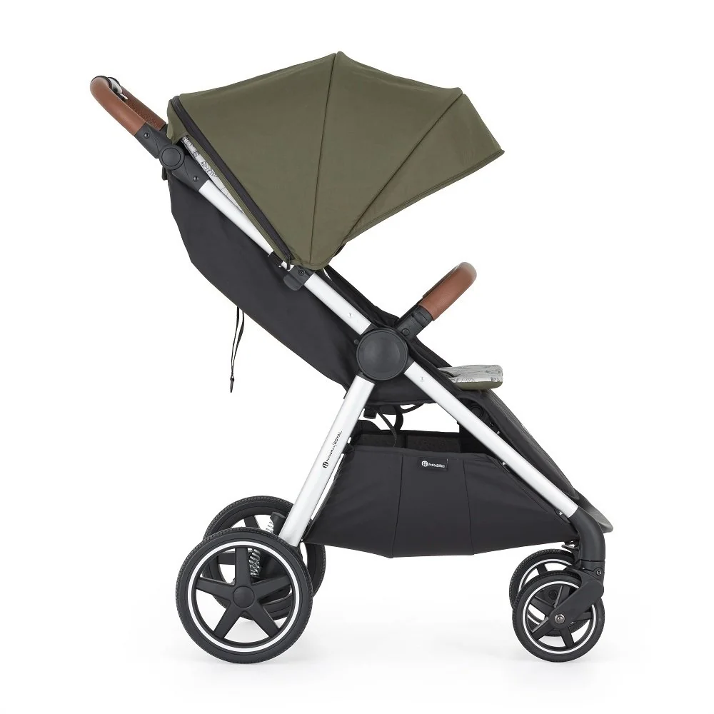 Petite&Mars Kočárek sportovní Royal3 Silver Mature Olive