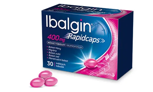 DÁVKOVÁNÍ A ZPŮSOB UŽITÍ Ibalgin® Rapidcaps 400 mg je určen pro dospělé a dospívající od 12 let věku (od 40 kg tělesné hmotnosti). Vezměte si jednu tobolku přípravku Ibalgin® Rapidcaps 400 mg a zapijte vodou, až třikrát denně podle potřeby.