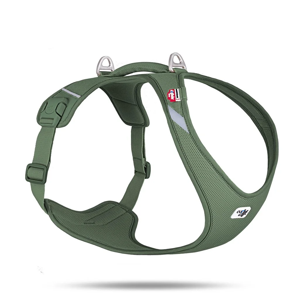 Curli Postroj pro psy Belka Air-Mesh Moss 2XL, 16,5-24 kg