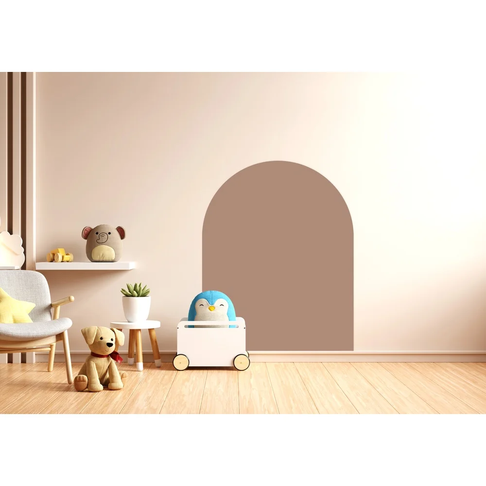Cleverclixx Magnetická nástěnná fólie Mocha Cream, 95 × 75 cm