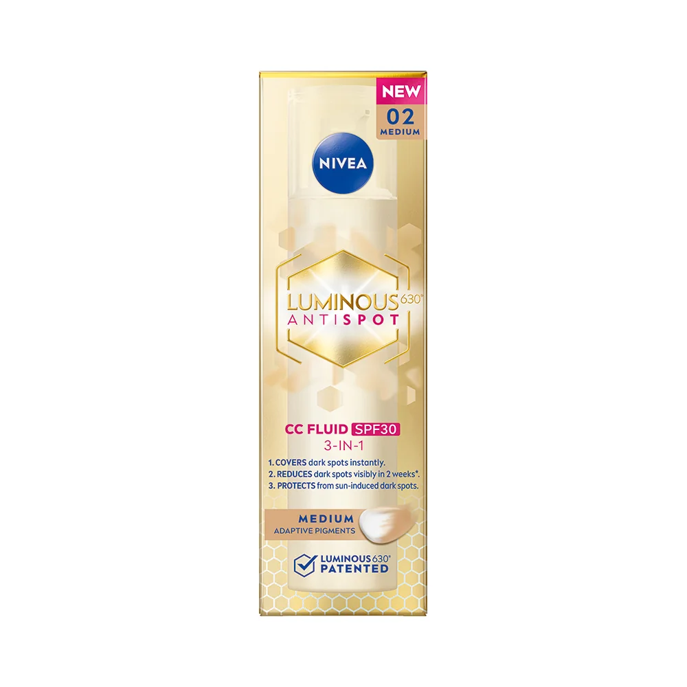 Nivea Luminous SPF30 Medium CC krém 40 ml