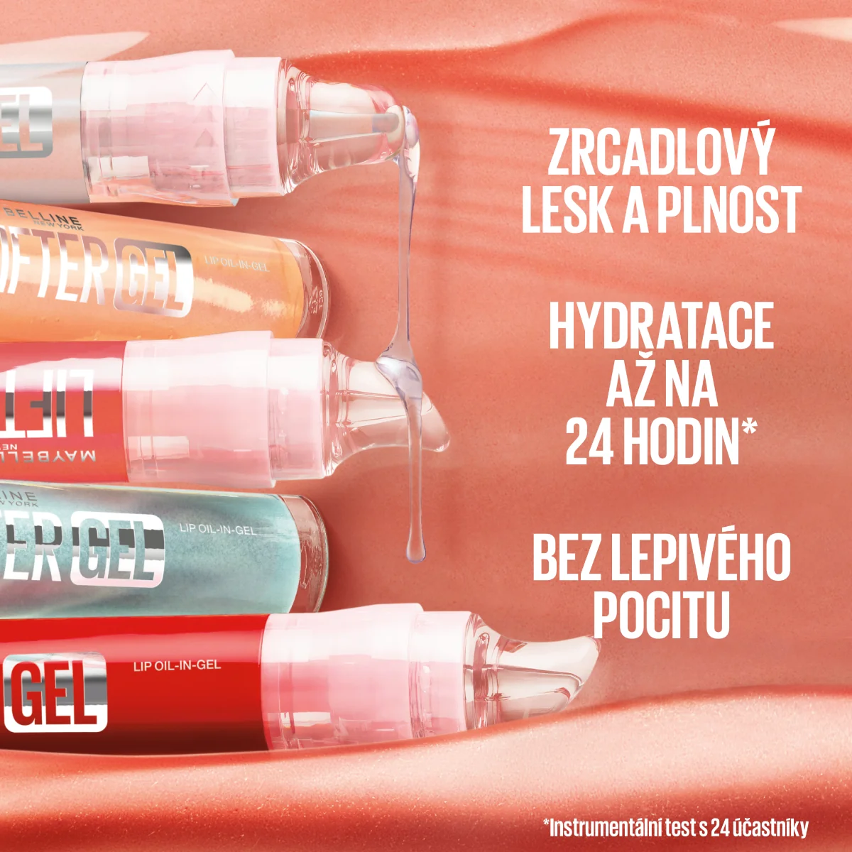Maybelline Lip Lifter 004 Sugar Spritz gel na rty 6,6 ml