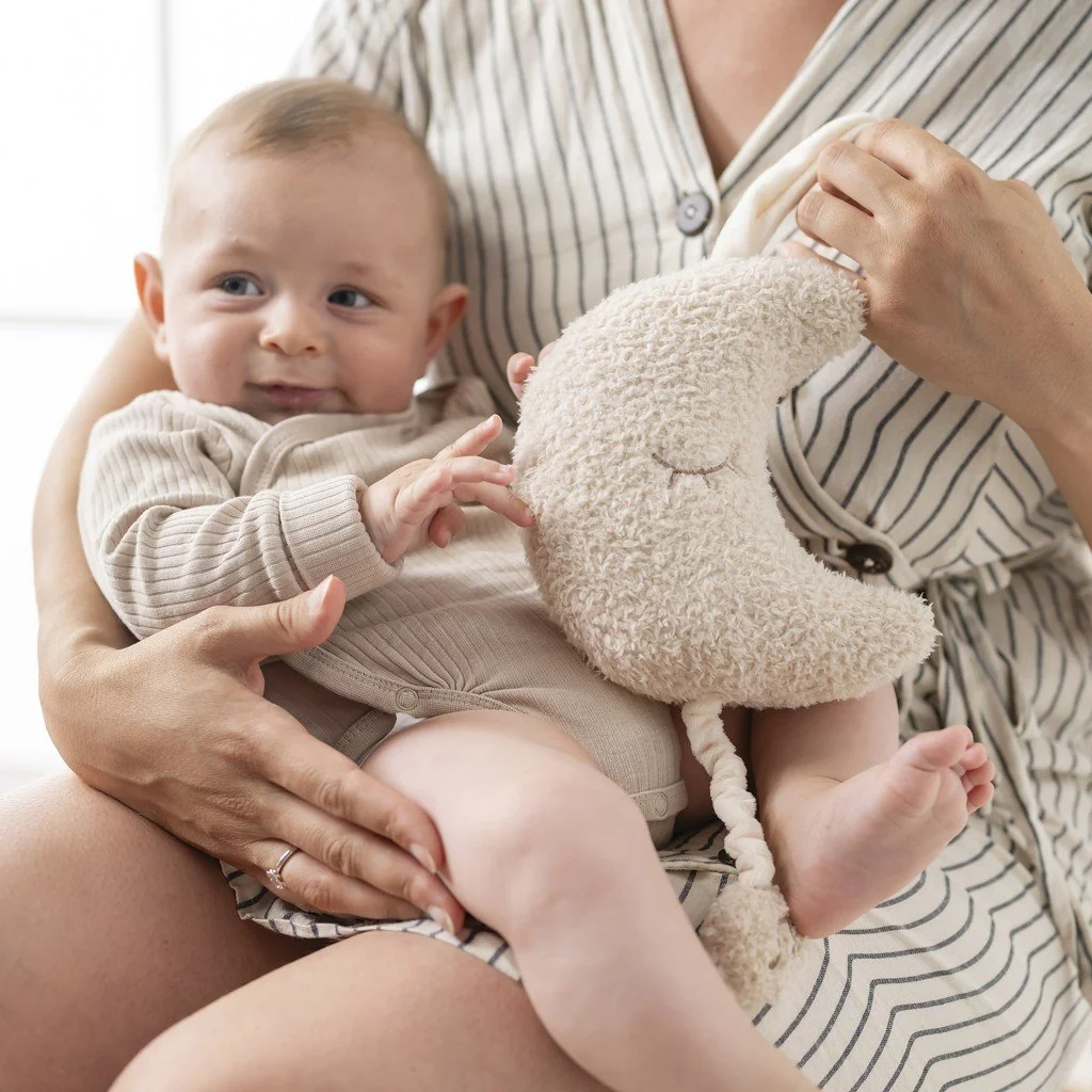 Nattou Hračka hudební Teddy měsíček 25 cm, 0m+
