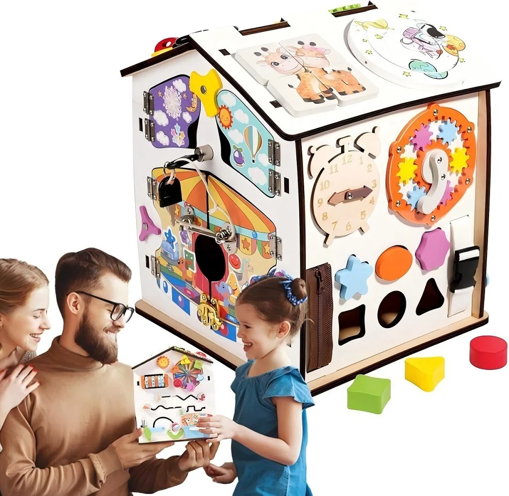 2Kids Toys Activity board Domeček bílý