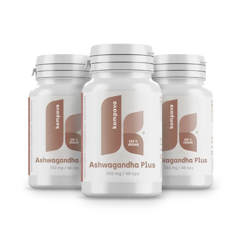 KOMPAVA Ashwagandha Plus 60 kapslí