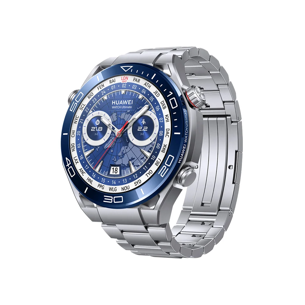 Huawei Watch Ultimate Voyage smart hodinky Blue Titanium