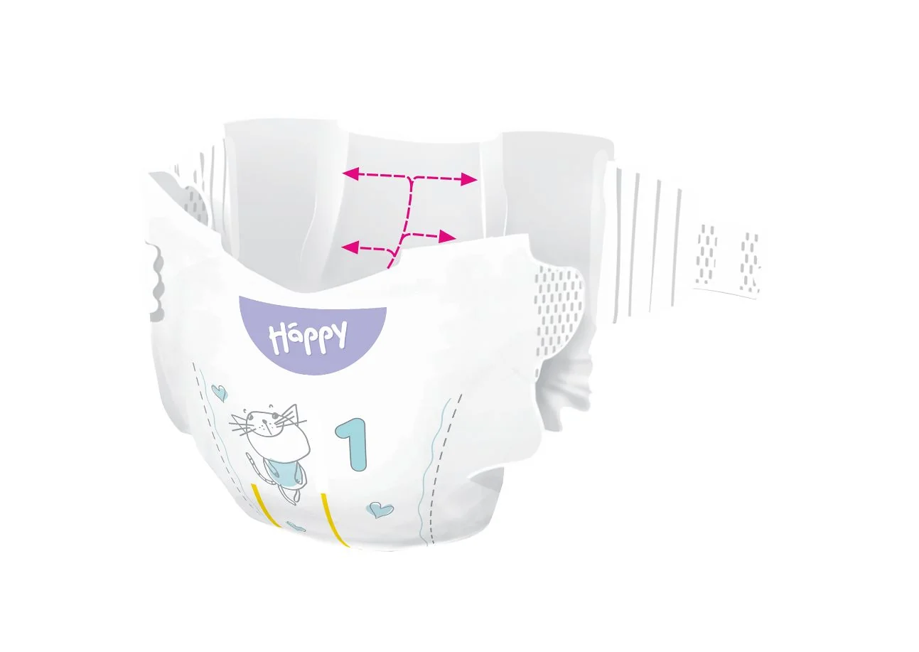 Bella Baby Happy Soft&Delicate 1 Newborn 2–5 kg dětské pleny 82 ks