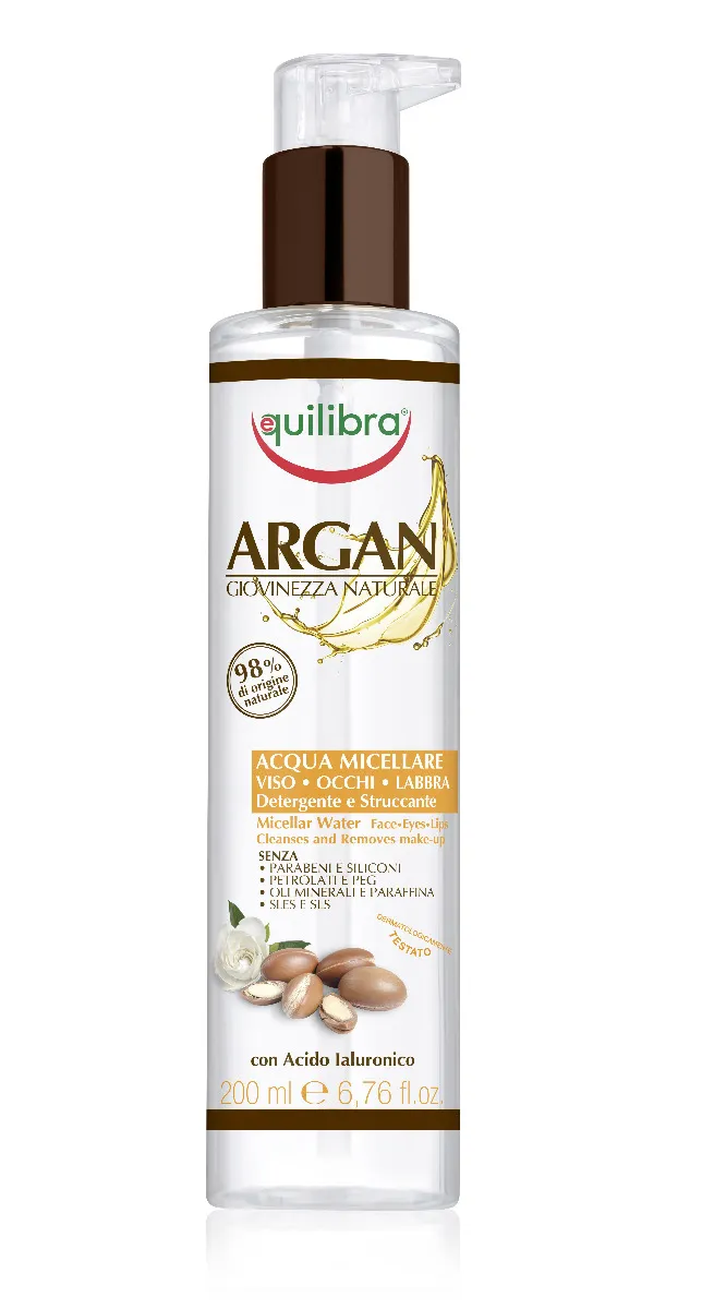 Equilibra Argan Micellar Water micelární voda 200 ml