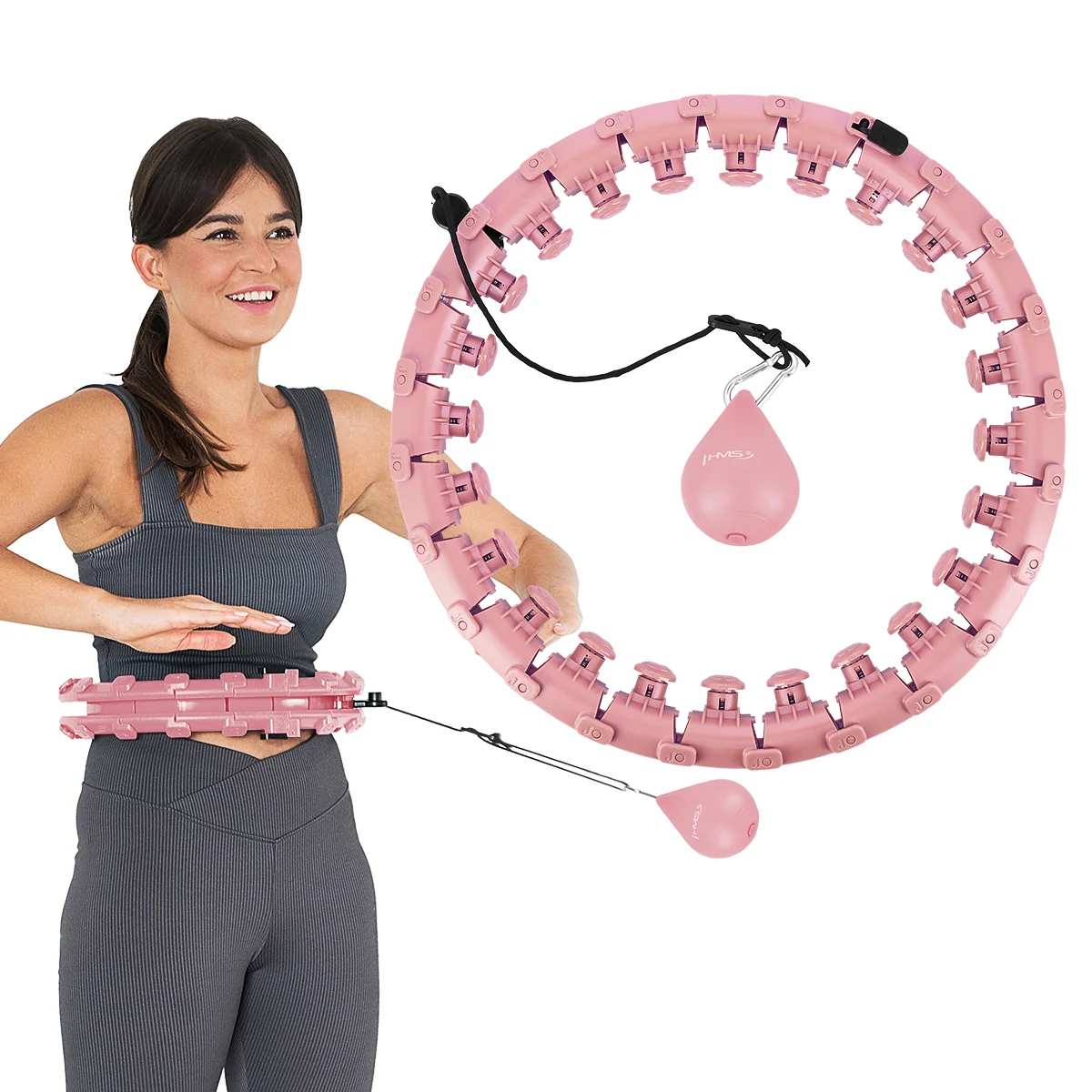HMS Sada masážní hula hoop HHW01 a zeštíhlujícího pásu