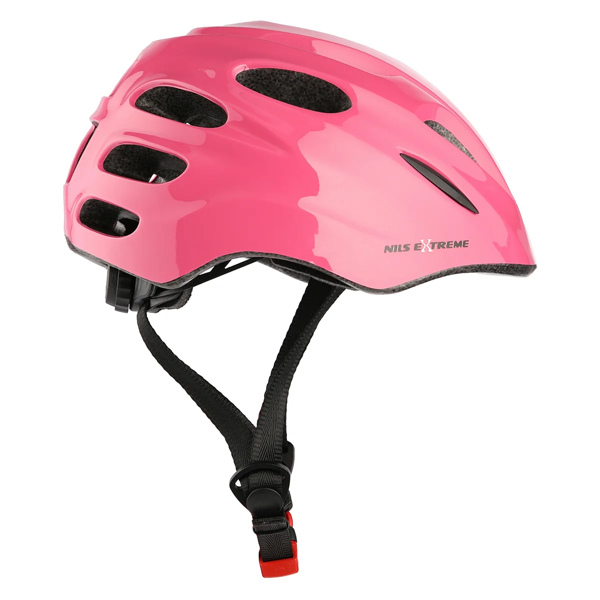 NILS EXTREME Helma s chrániči MTW01+H210 růžová Velikost: VEL.XS