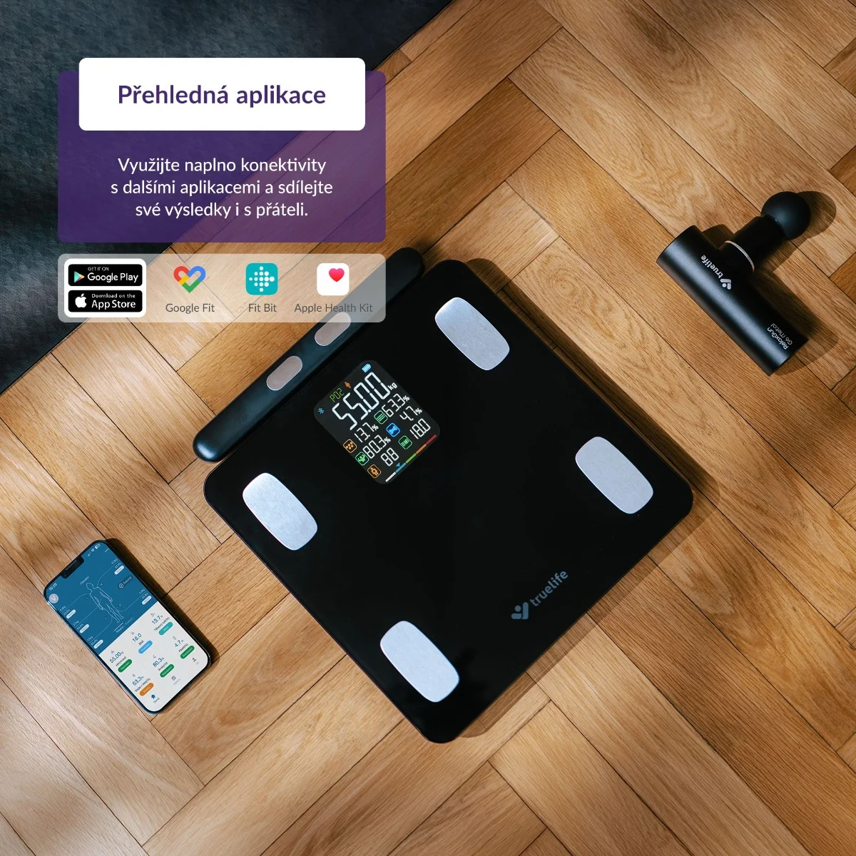 Truelife FitScale W8 osobní váha black