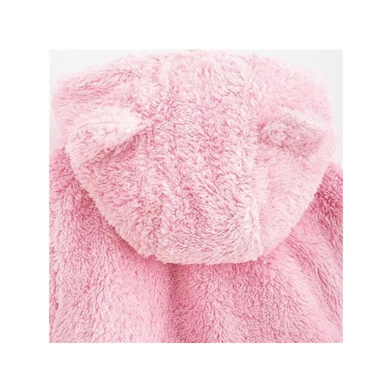 New Baby Zimní kombinézka Nice Bear růžová, vel. 68 (4-6m)