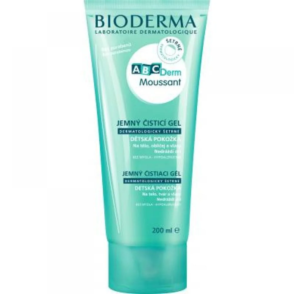 BIODERMA ABCDerm Moussant jemný čisticí gel 200 ml