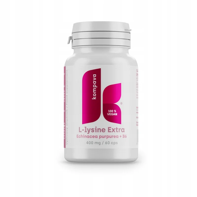 KOMPAVA L-lysin Extra 400 mg/60 kapslí