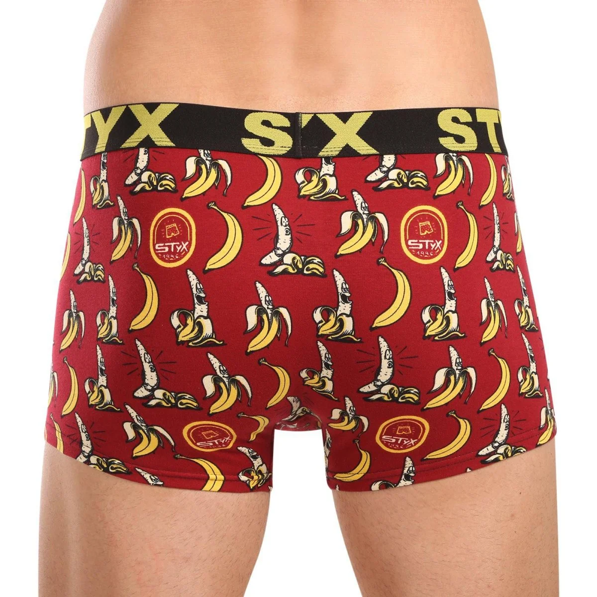 Styx 3PACK pánské boxerky art sportovní guma vícebarevné (3G13198) M