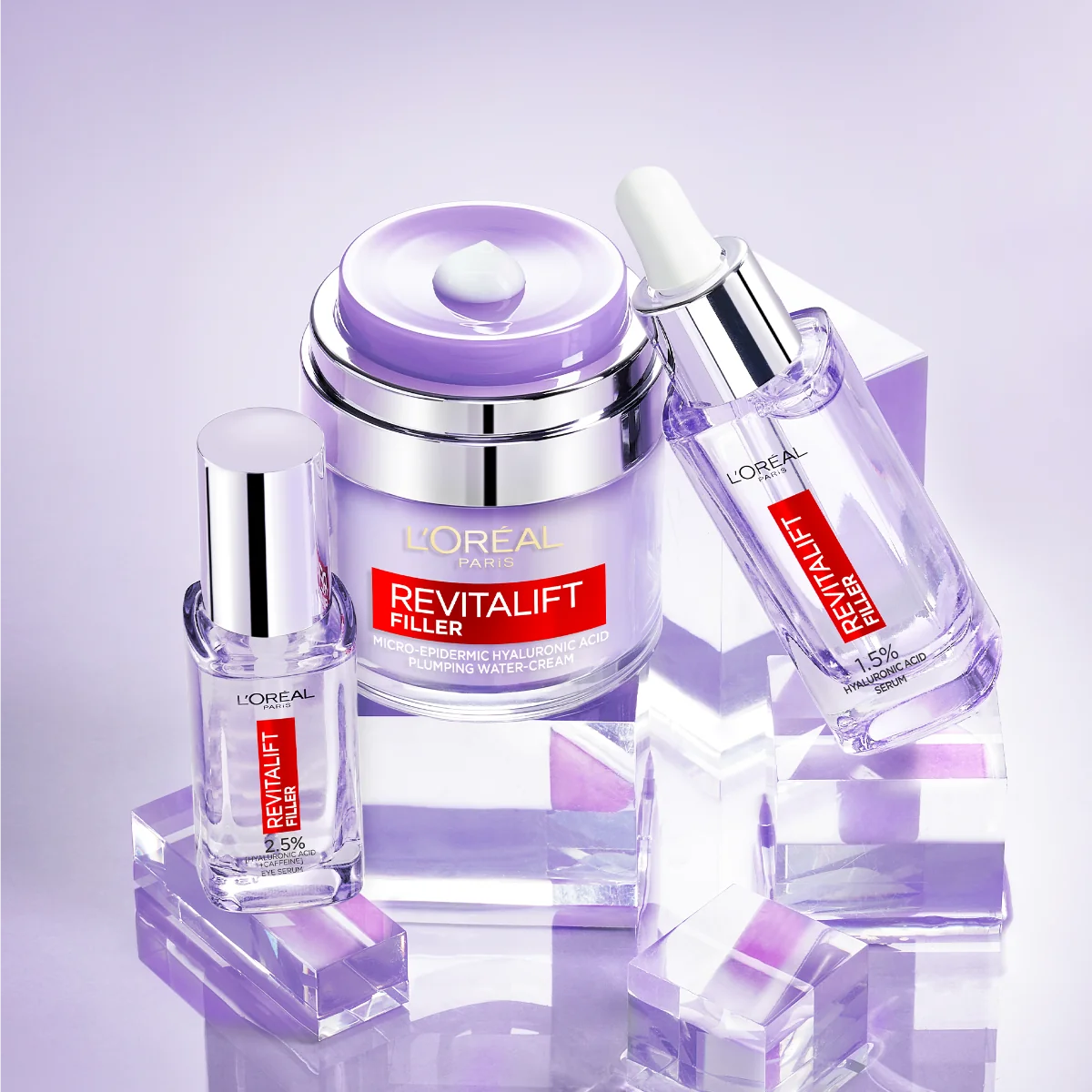 Loréal Paris Revitalift Filler sada pleťových sér s kyselinou hyaluronovou 50 ml