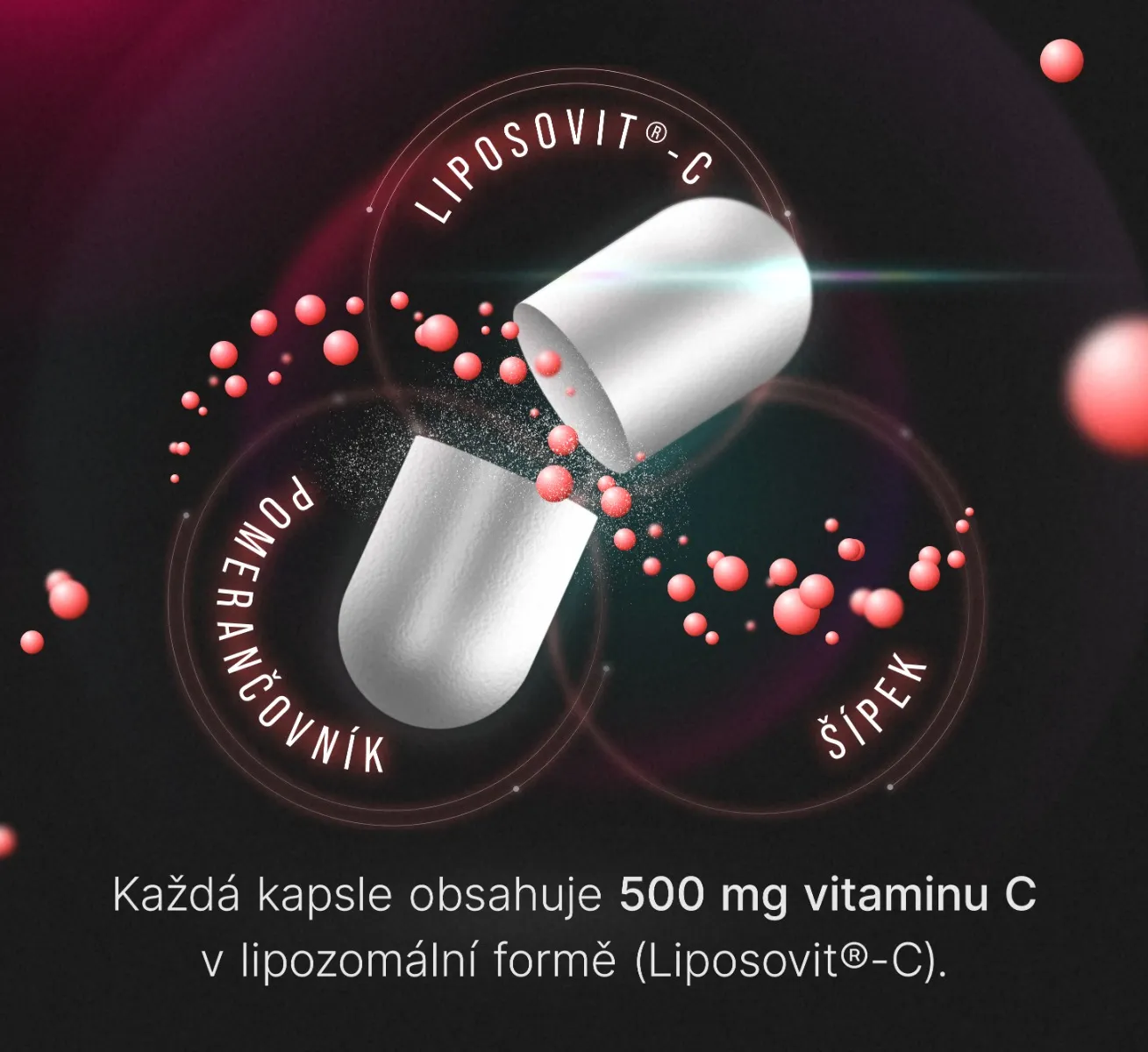 LifeCode developed by Dr. Max® Liposomal Vitamin C 90 kapslí