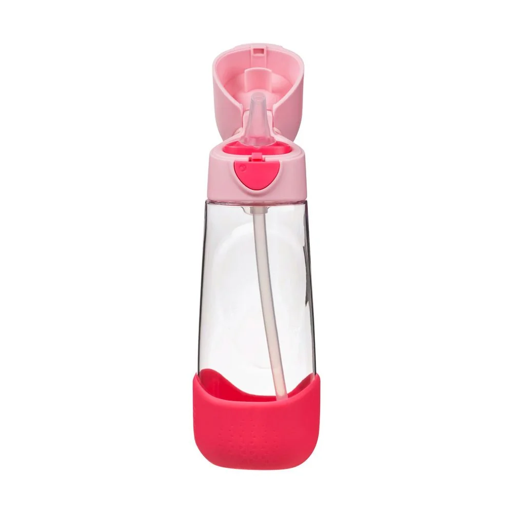 B.BOX Lahev na pití s brčkem 600 ml - flamingo fizz