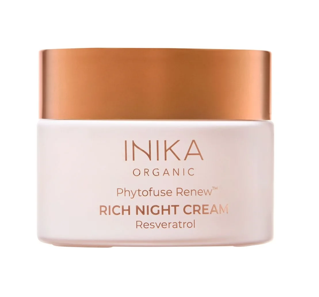 Inika Organic Výživný antioxidační noční krém s Aloe a Resveratrolem 50 ml