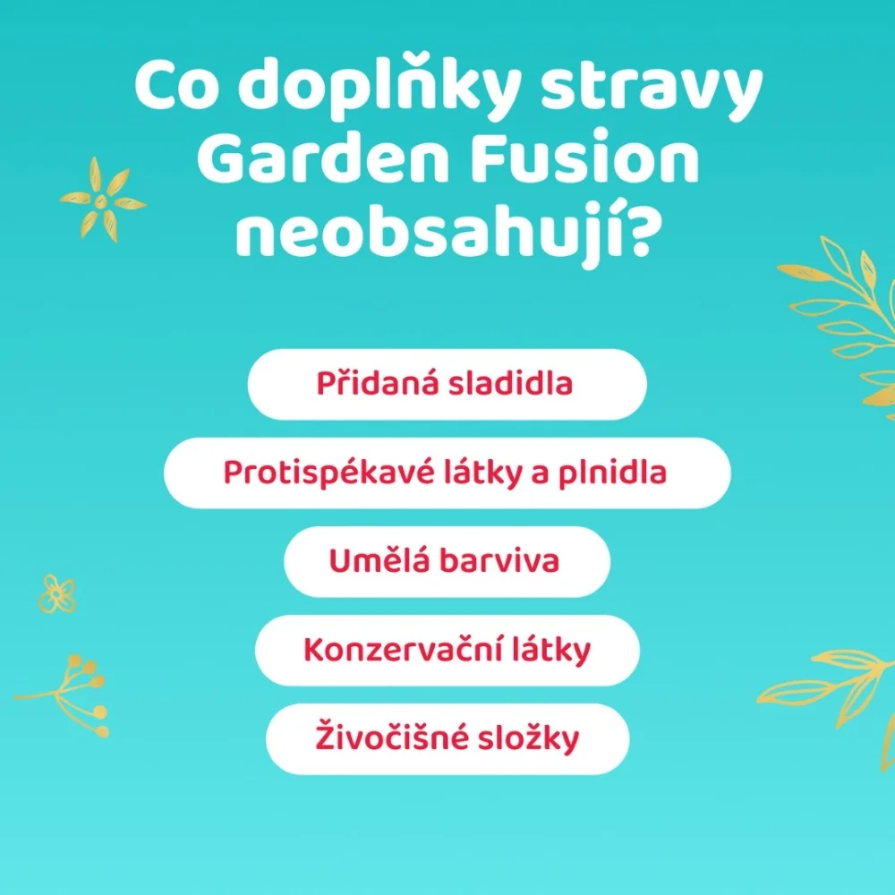 NATU Garden Fusion MSM s vitaminem C 180 kapslí