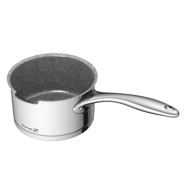 G21 Sada nádobí Gourmet Miracle s cedníkem 9 dílů, nerez/greblon