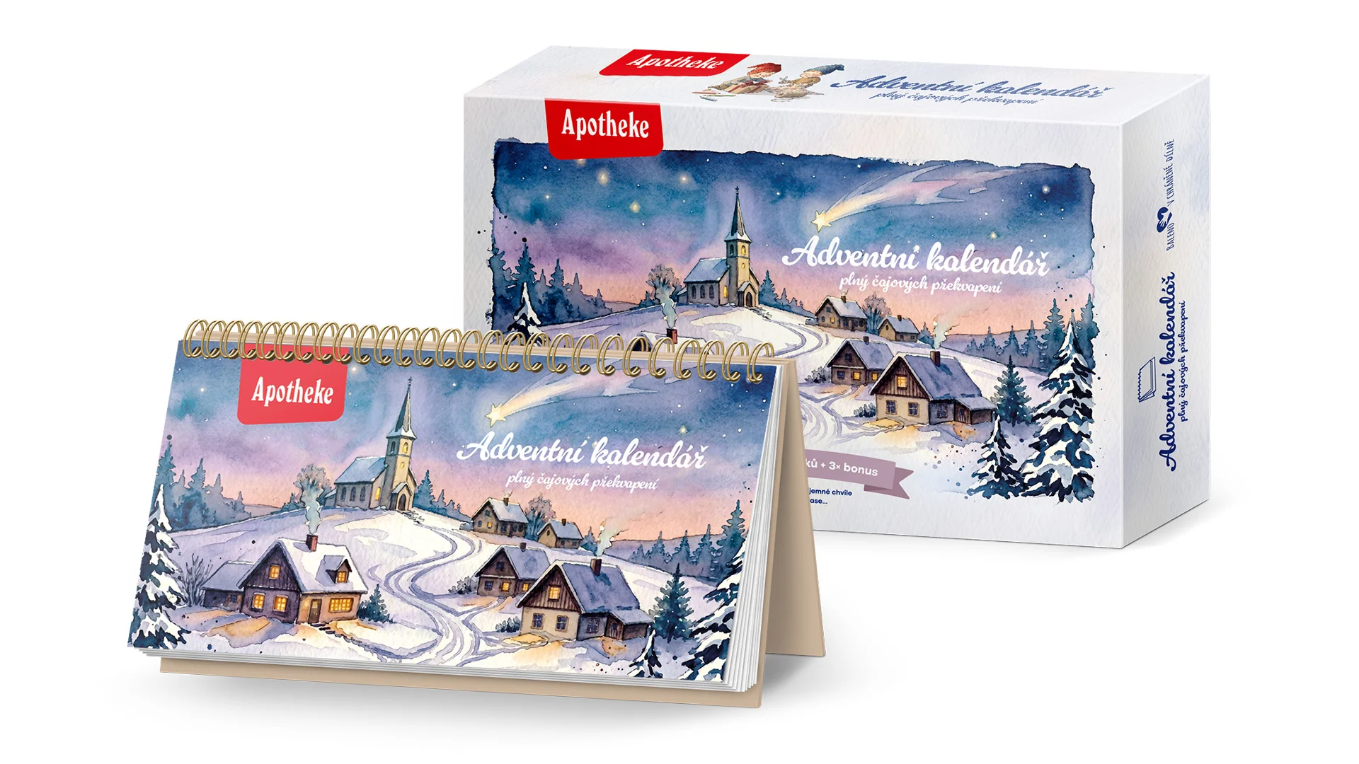 Apotheke Adventní kalendář čajových překvapení 27 ks