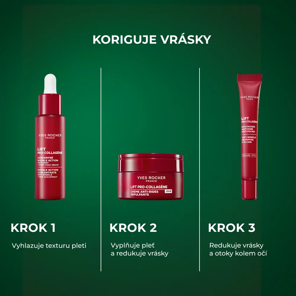 Yves Rocher LIFT PRO-COLLAGÈNE koncentrát s dvojím účinkem 30 ml