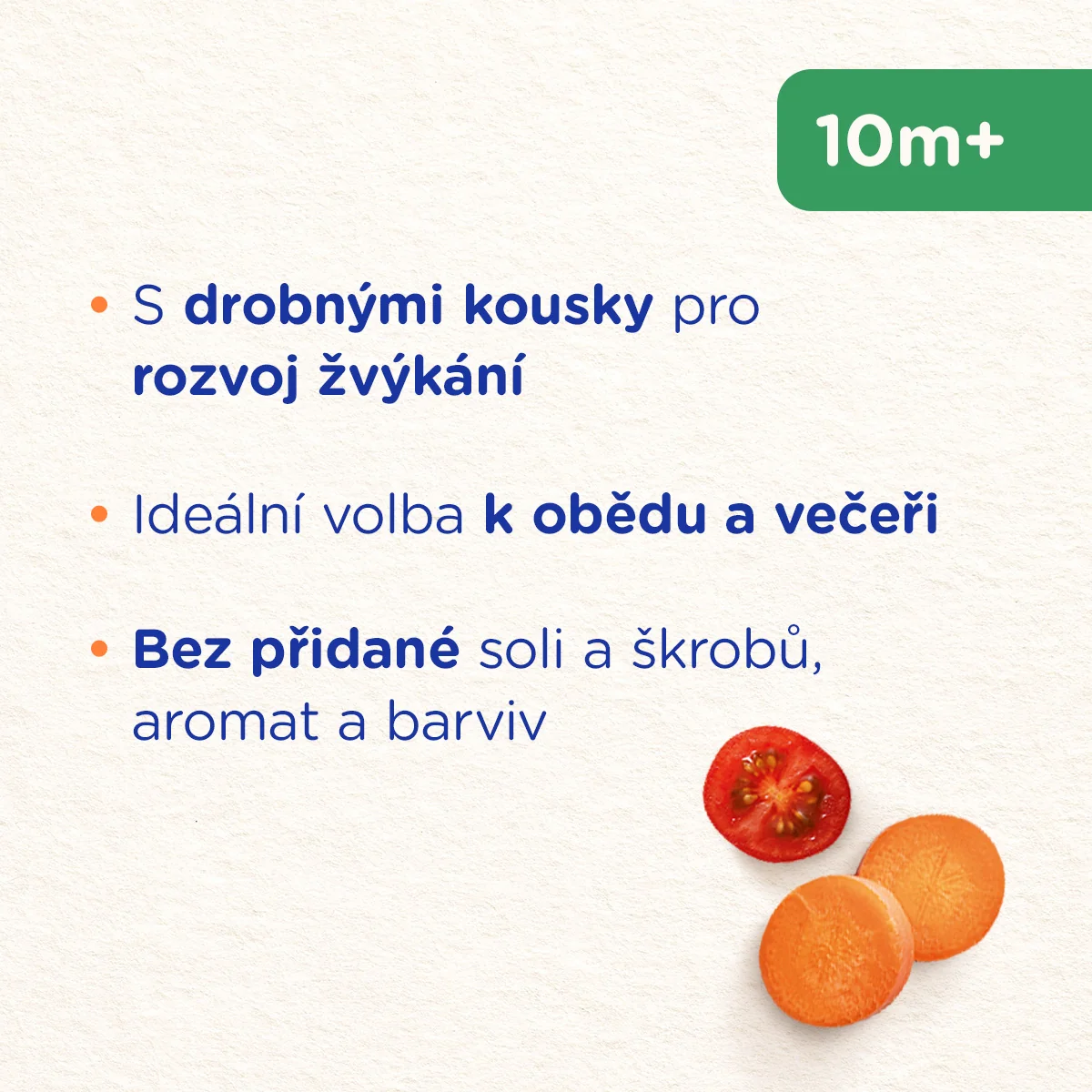 Sunar Příkrm Dušená zelenina s čočkou 10m+ 190 g