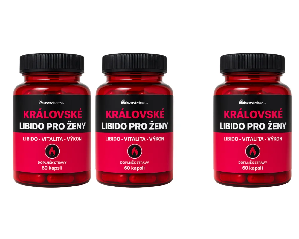 Království zdraví 2+1 Královské Libido pro ženy, Maca + Ženšen