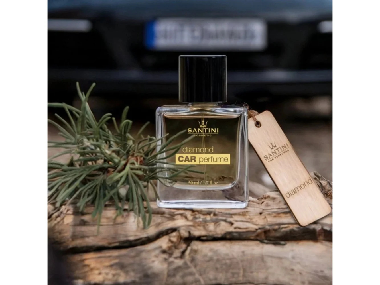 Santini Vůně do auta - Diamond Cedarwood 