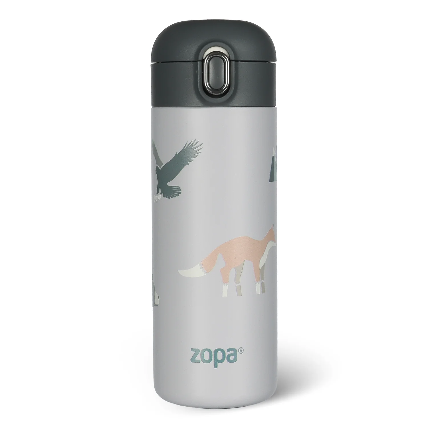 Zopa Termoska na tekutiny s brčkem 400 ml, Mountains 3