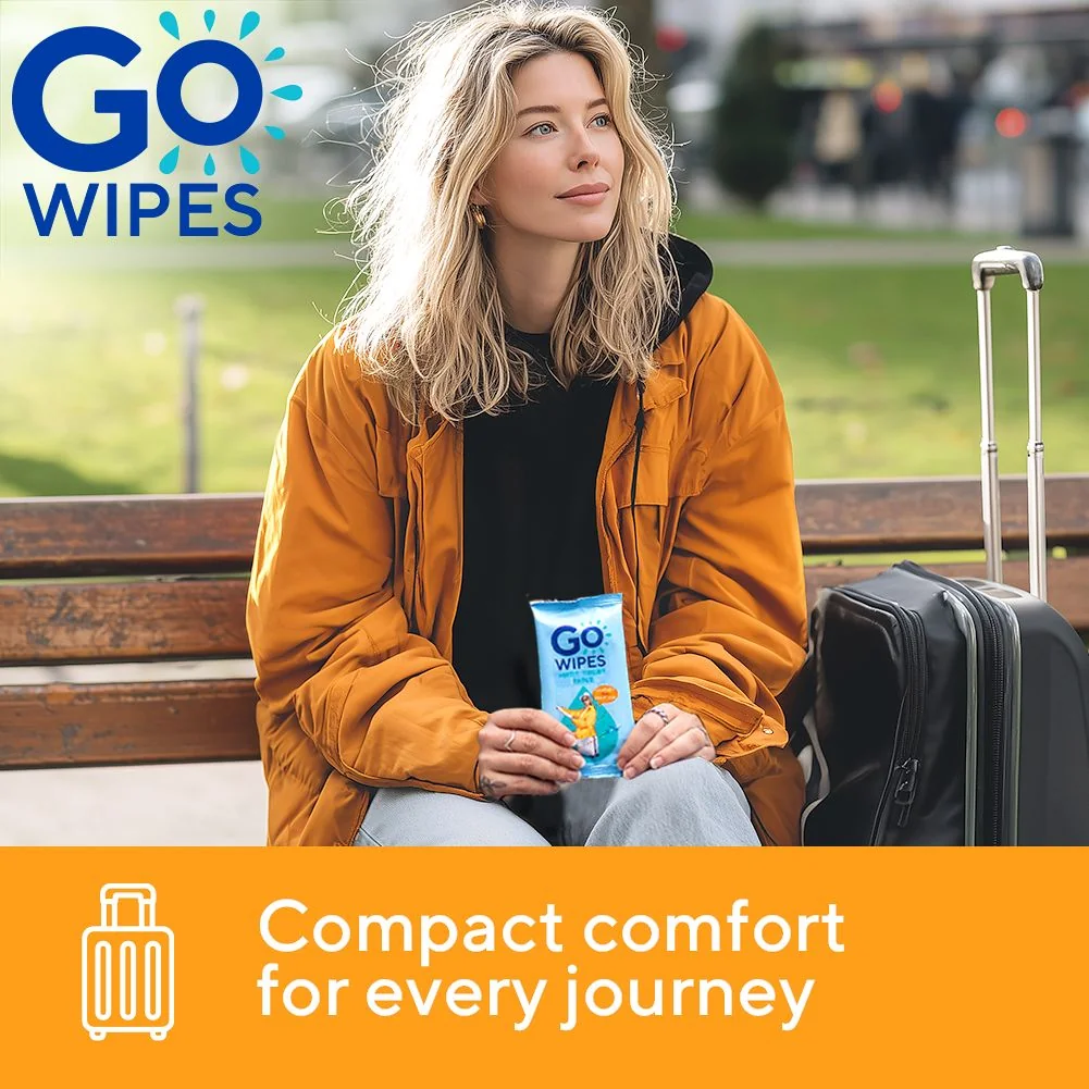 GoWipes Vlhčený toaletní papír Comfort Plastic Free 10 ks