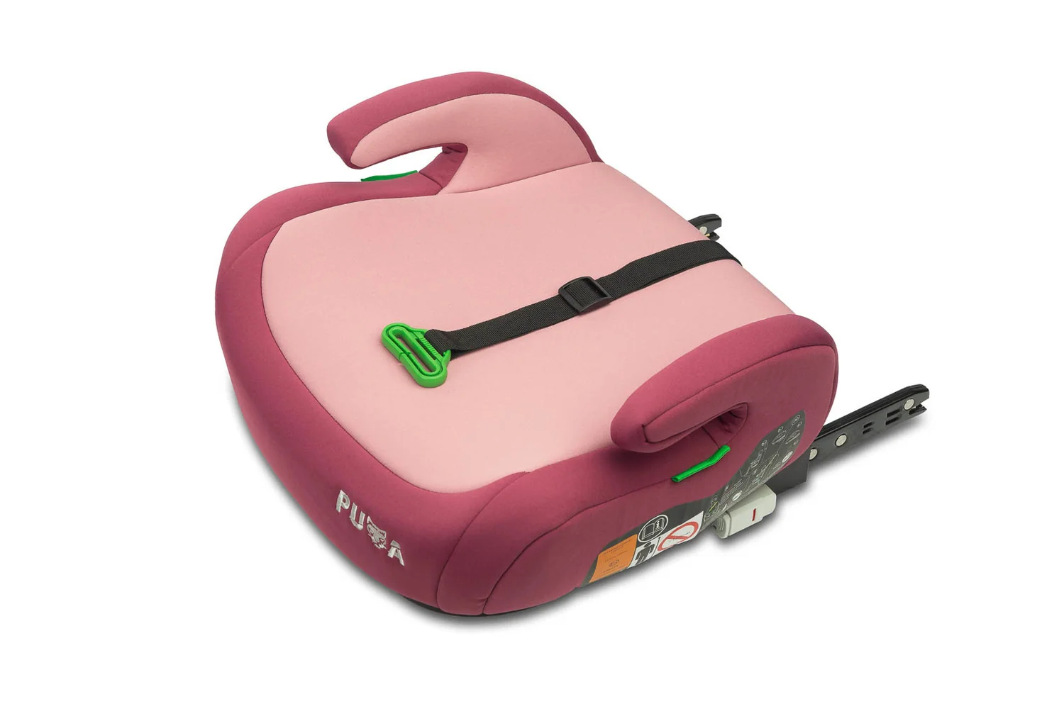 Caretero Podsedák do auta, isofix I-SIZE Puma - růžový