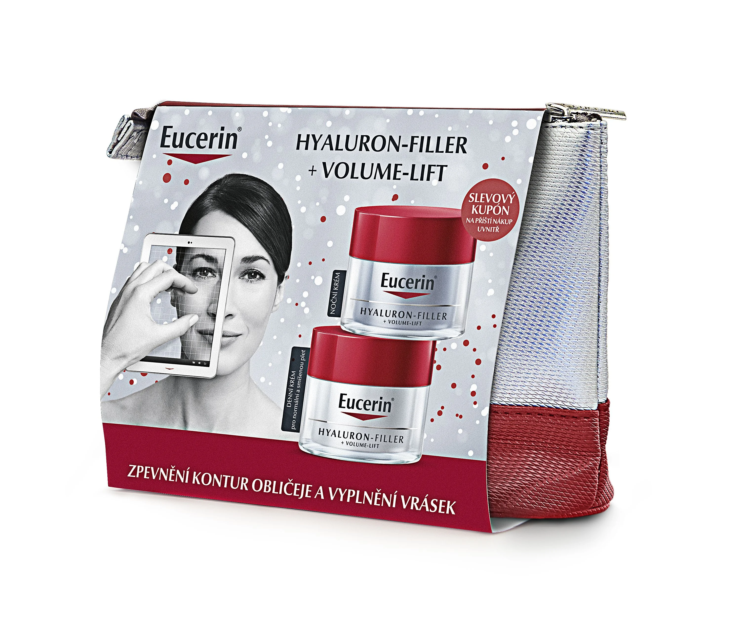 Eucerin Hyaluron-Filler + Volume-Lift vánoční kazeta 2019