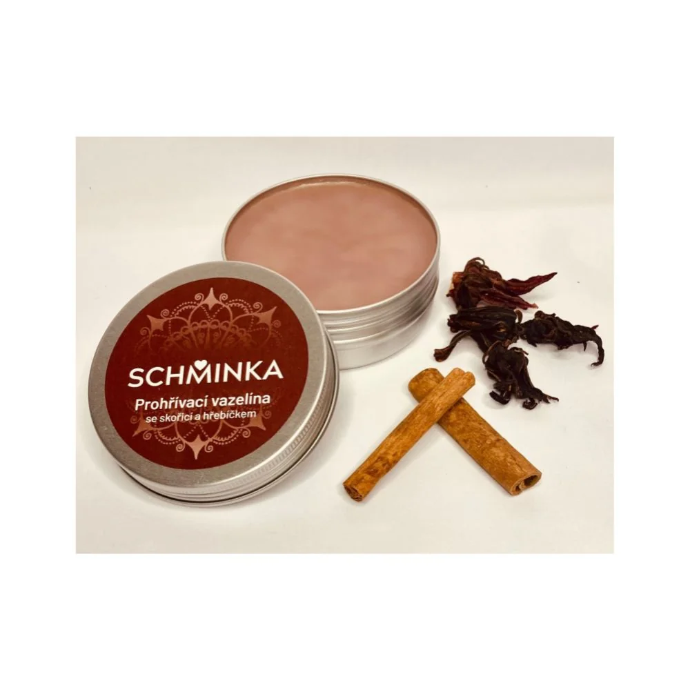 Schminka Skořice a Hřebíček prohřívací vazelína 100 ml
