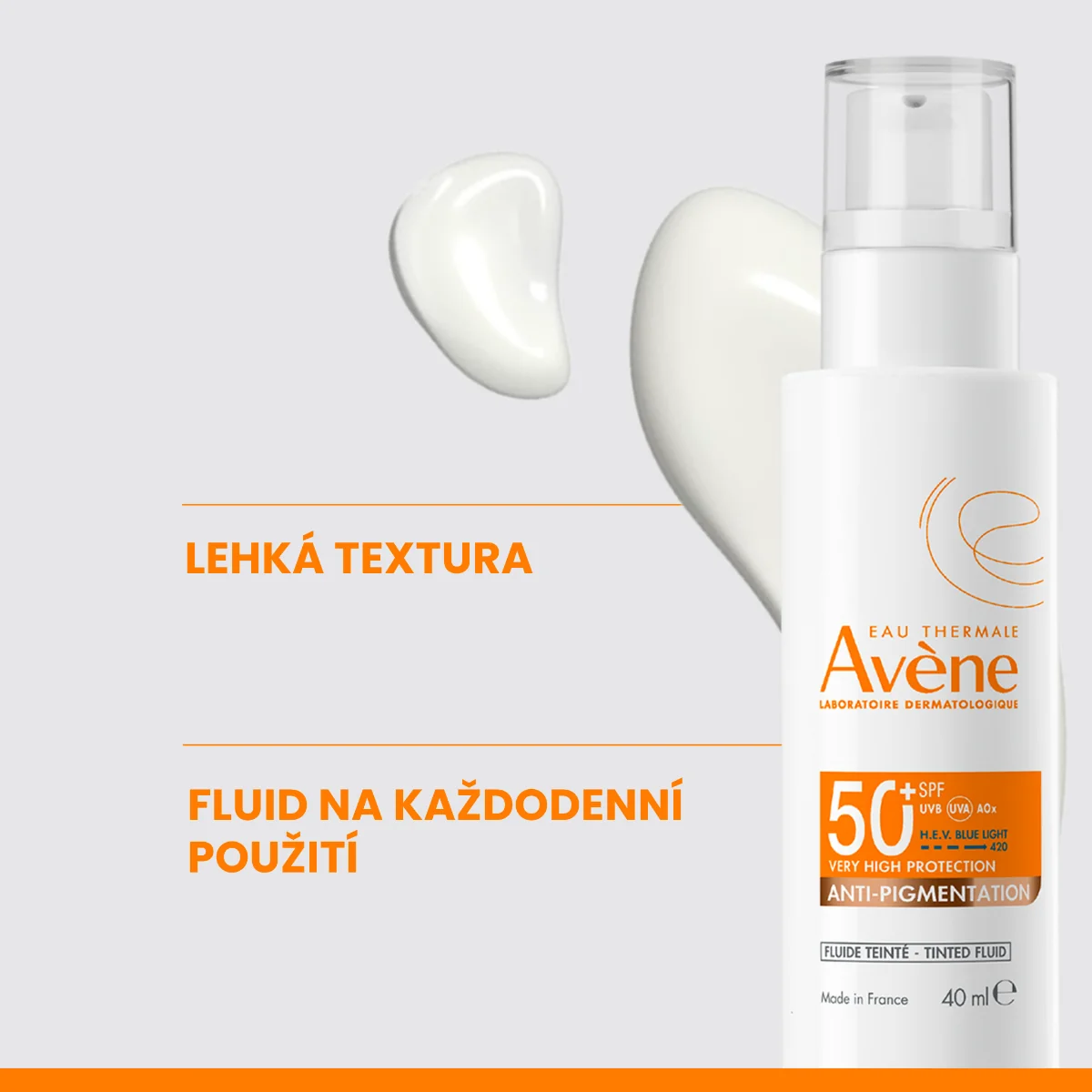 Avène Tónovací fluid proti pigmentacím SPF50+ 40 ml