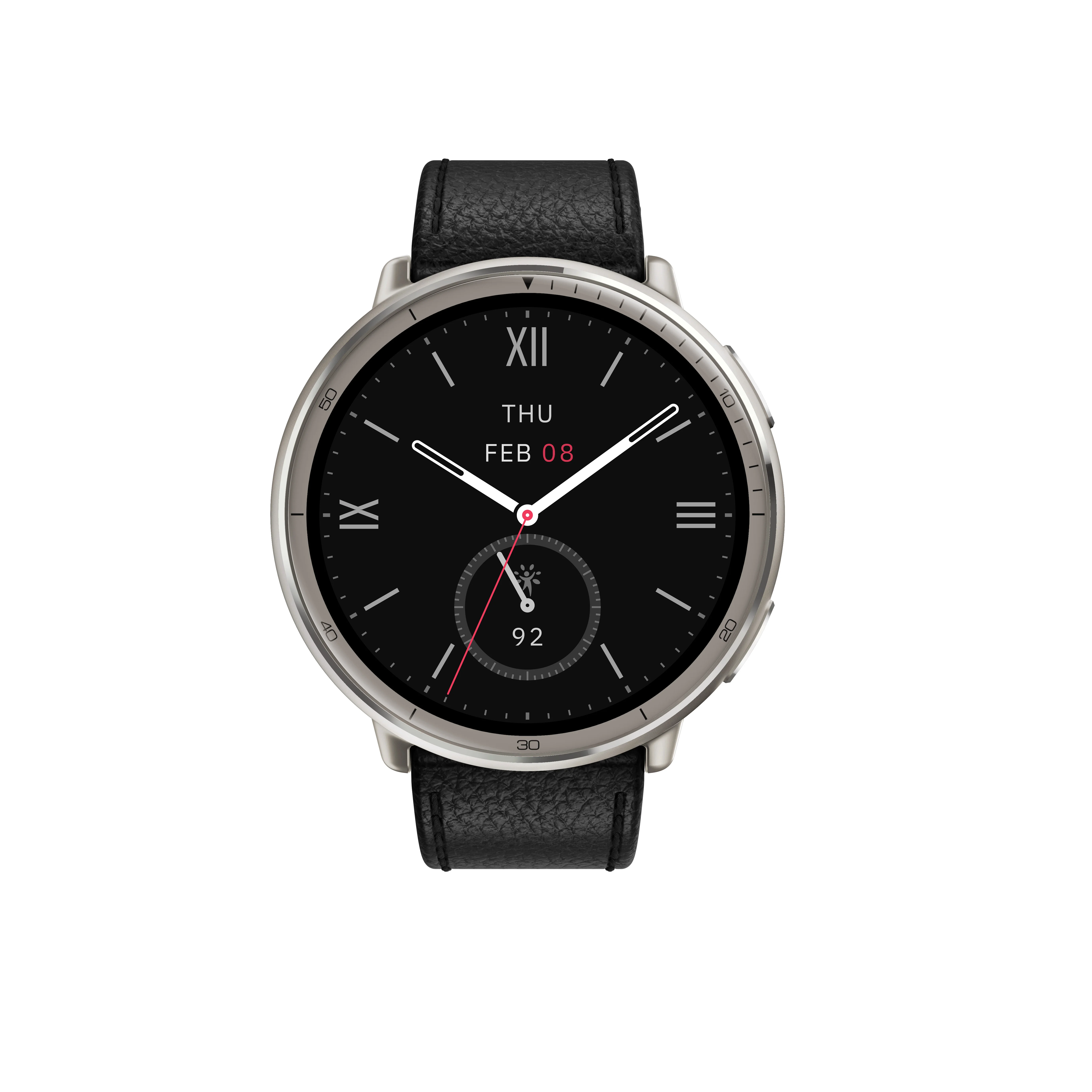Amazfit Active 2 NFC Premium Round chytré hodinky černé
