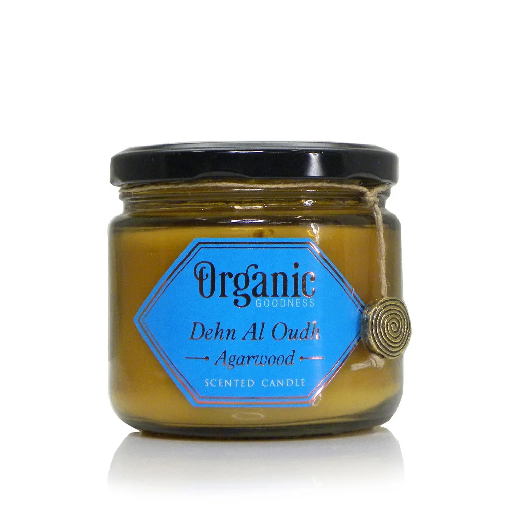 Song of India Vonná svíčka Organic Goodness - Dehn Al Oudh Agarwood