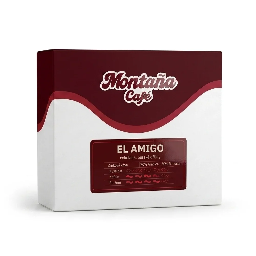 Montaña Café El Amigo zrnková káva 250 g