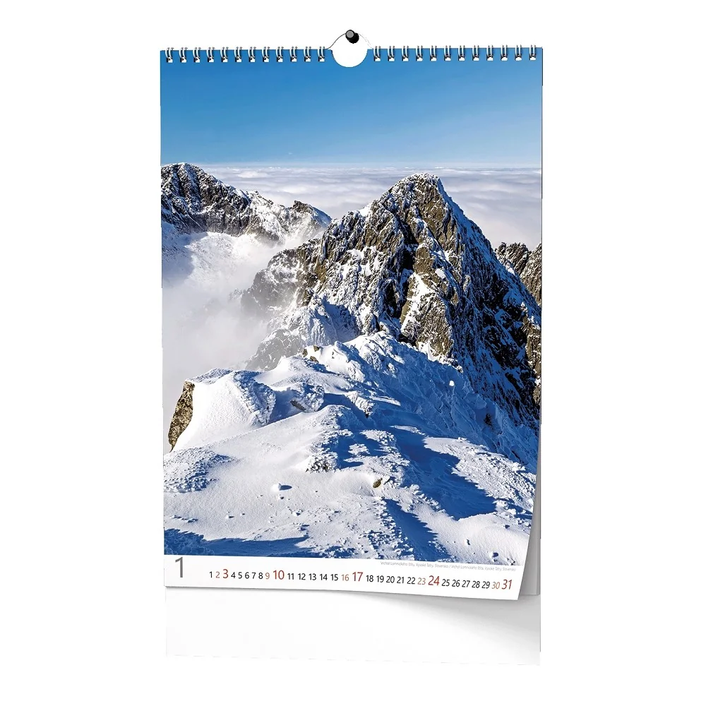 Baloušek Nástěnný kalendář Tatry 2027 32 × 45 cm