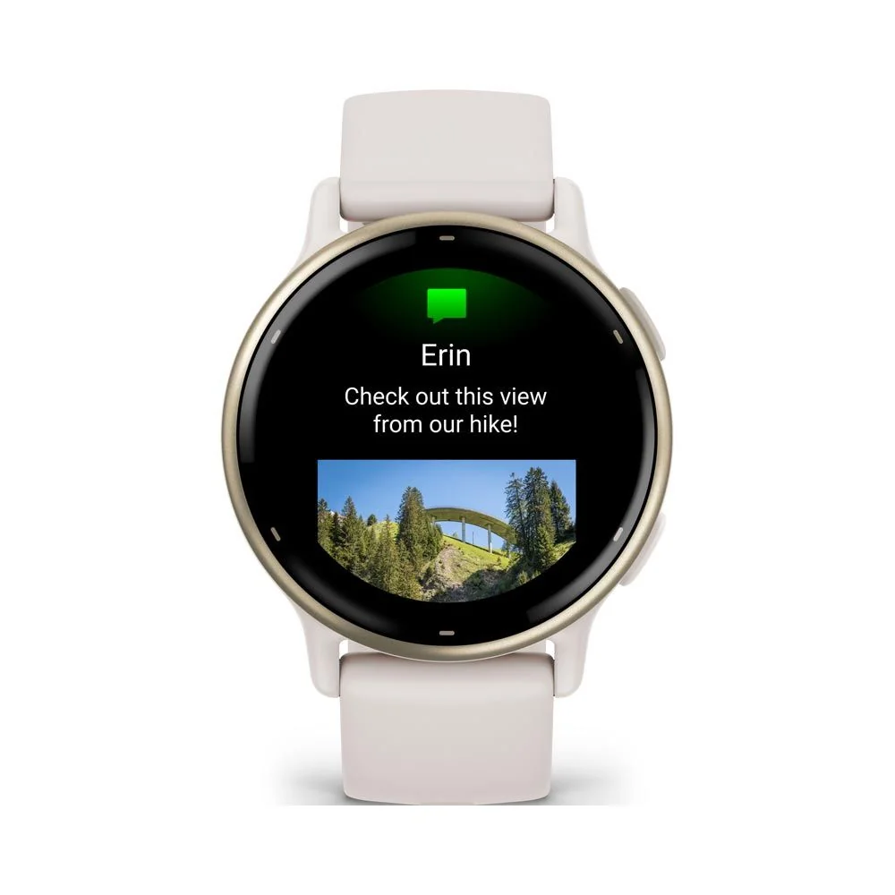 Garmin Vivoactive 5 chytré hodinky Ivory/Cream Gold