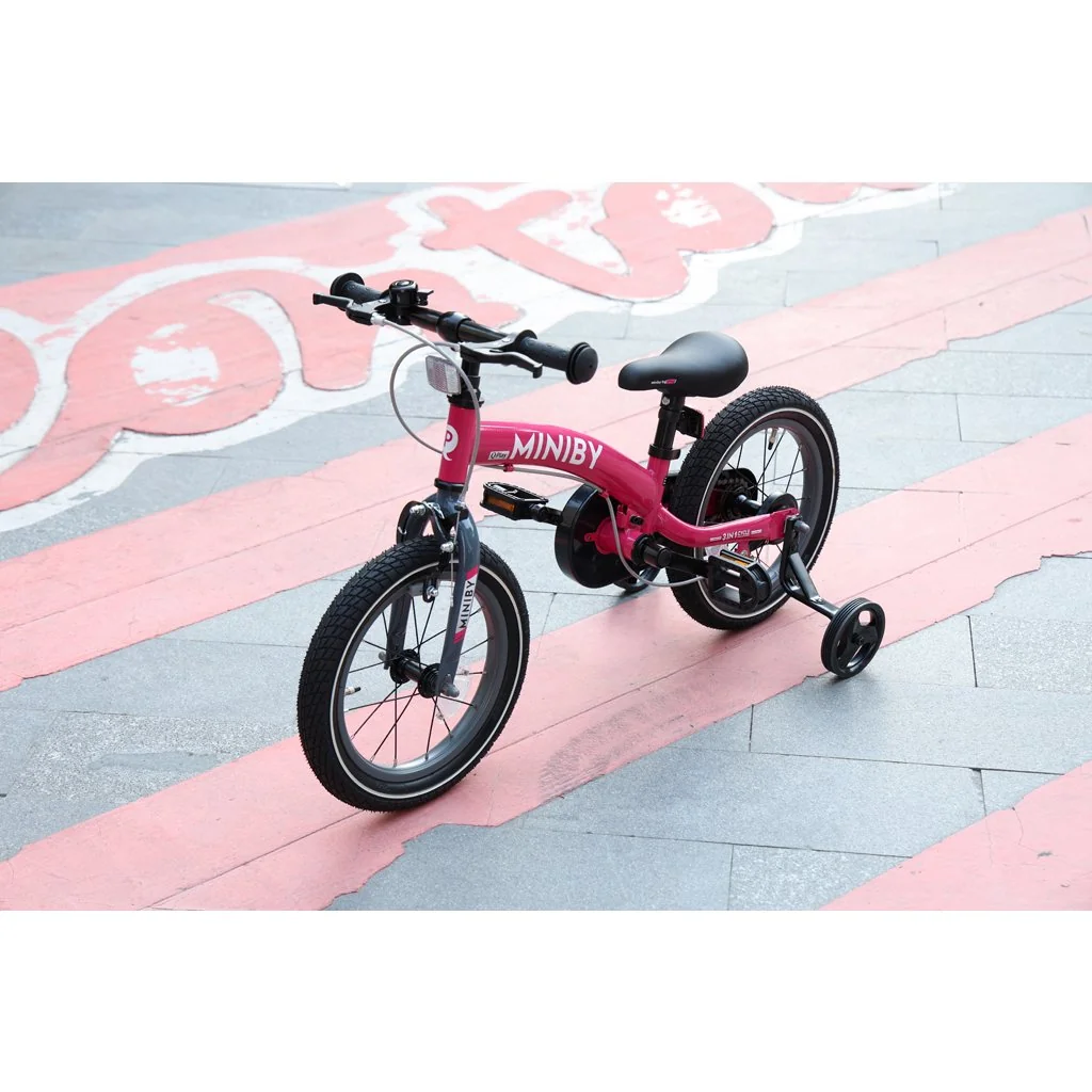 QPlay Kolo Miniby 3v1 Pink, věk 2 - 8 let