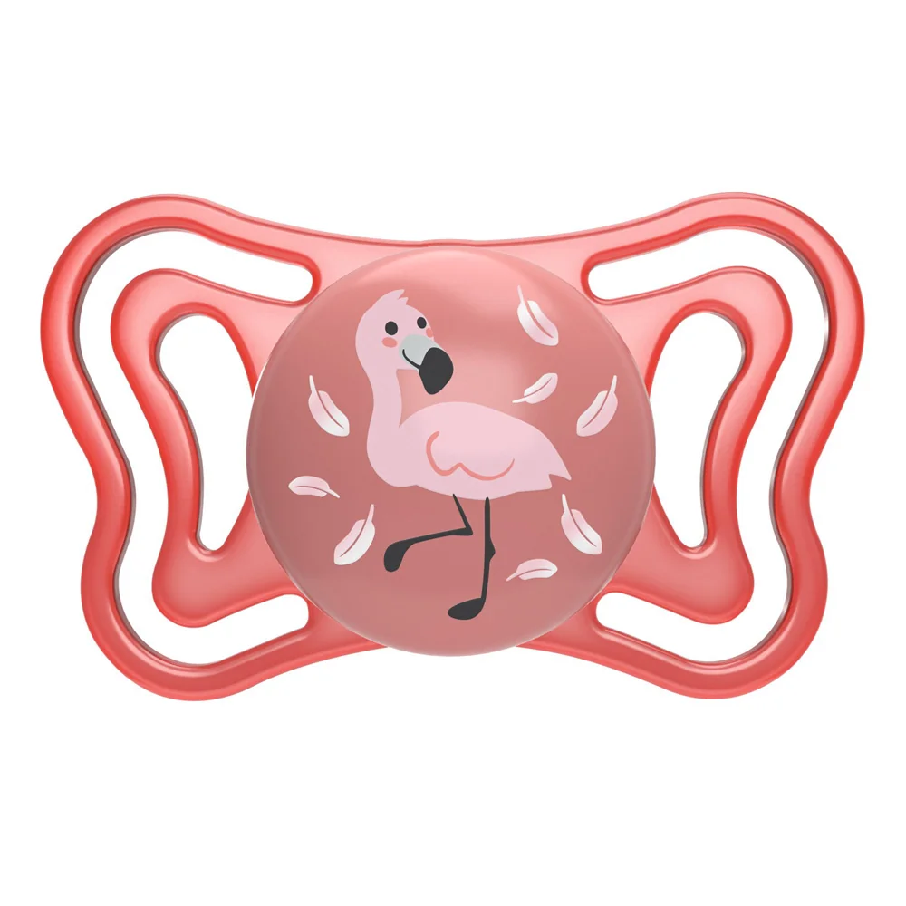Chicco Dudlík Physio Light silikonový růžový 6–16 m 2 ks
