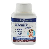 Medpharma Křemík 30 mg + Biotin + PABA