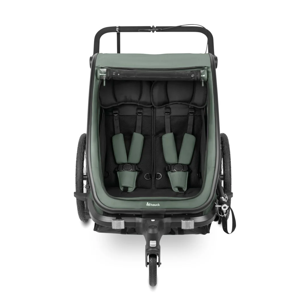 Hauck Bike N Walk Duo cyklovozík 3v1 dark green